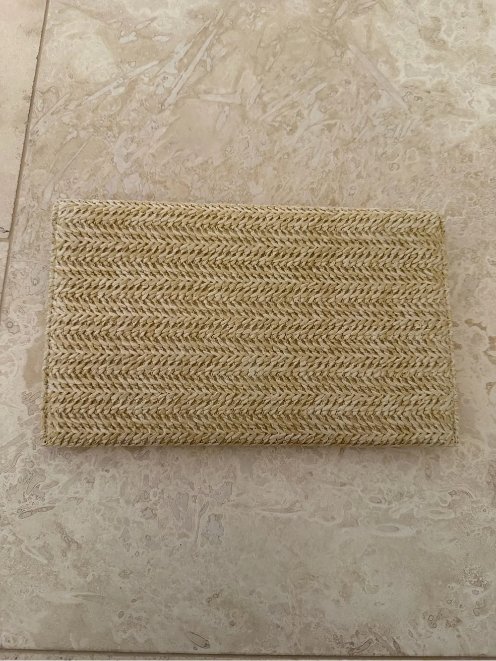 Dior woven straw